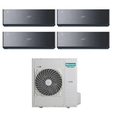 hisense condizionatore hisense quadri split inverter energy pro x black 12121212 con 5amw105u4rqc r 32 wi fi integrato
