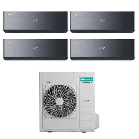 hisense condizionatore hisense quadri split inverter serie energy pro x black 9999 con 5amw105u4rqc r 32 wi fi integrato