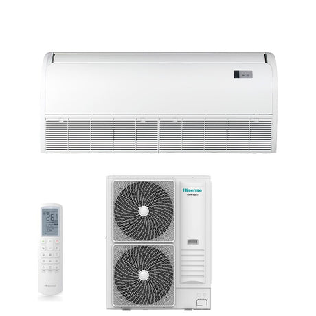 hisense condizionatore soffittopavimento hisense 36000 btu auv105ur4rc8 r 32 wi fi optional con telecomando