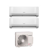 hitachi climatizzatore condizionatore dual split inverter hitachi serie airhome 600 99 con ram g43n2hae r 32 wi fi integrato 90009000