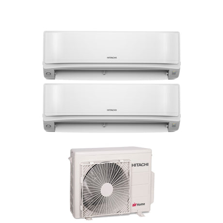 hitachi climatizzatore condizionatore dual split inverter hitachi serie airhome 600 99 con ram g43n2hae r 32 wi fi integrato 90009000