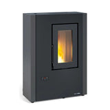 la nordica stufa a pellet la nordica luisella maxi 5 0 da 70 kw wi fi optional con telecomando