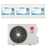 lg condizionatore lg dual split inverter artcool gallery lcd 9912 con mu3r21 r 32 wi fi integrato