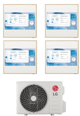 lg condizionatore lg quadri split inverter artcool gallery lcd 12121212 con mu4r27 r 32 wi fi integrato