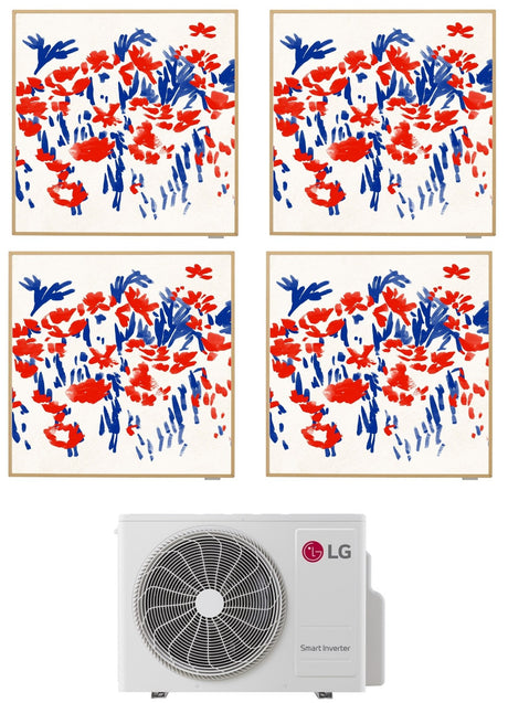 lg condizionatore lg quadri split inverter artcool gallery photo 9 9912 con mu4r27 r 32 wi fi integrato