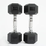 manubri da palestra nilox nxdumbbell5 5 kg cad.1 con rivestimento in gomma impugnatura acciaio