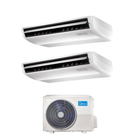 midea condizionatore dual split soffittopavimento midea 1818 con m4o 36fn8 q r 32