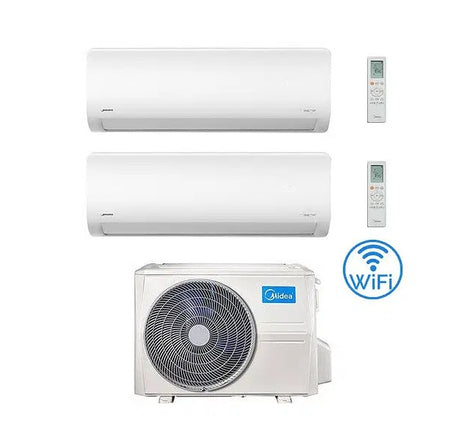 midea condizionatore midea dual split inverter serie xtreme pro 1200012000 con m3og 21 r 32 wi fi integrato