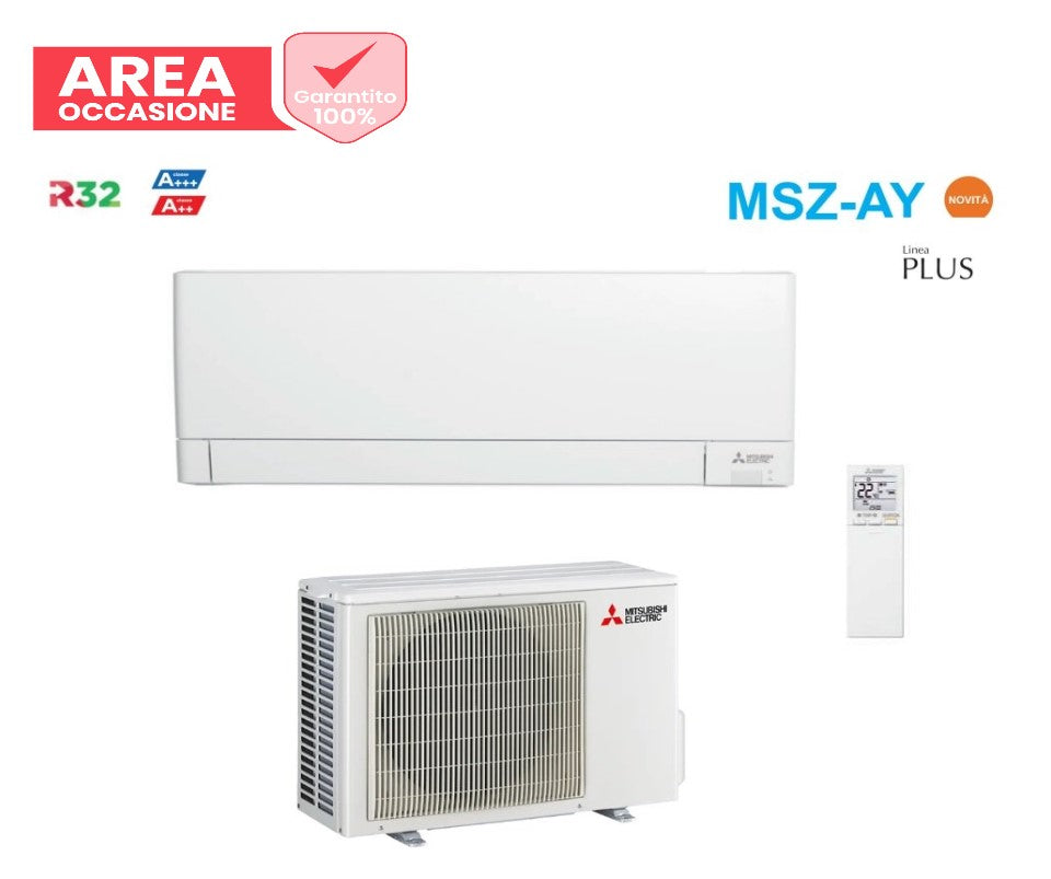 immagine-1-mitsubishi-electric-area-occasione-climatizzatore-condizionatore-mitsubishi-electric-inverter-linea-plus-serie-msz-ay-9000-btu-msz-ay25vgkp-classe-aa-wi-fi-integrato-r-32