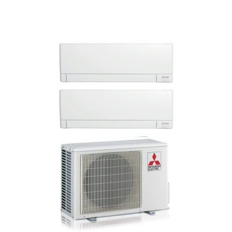 mitsubishi electric condizionatore dual split mitsubishi electric msz ay 712 con mxz 2f42vf r 32 wi fi integrato