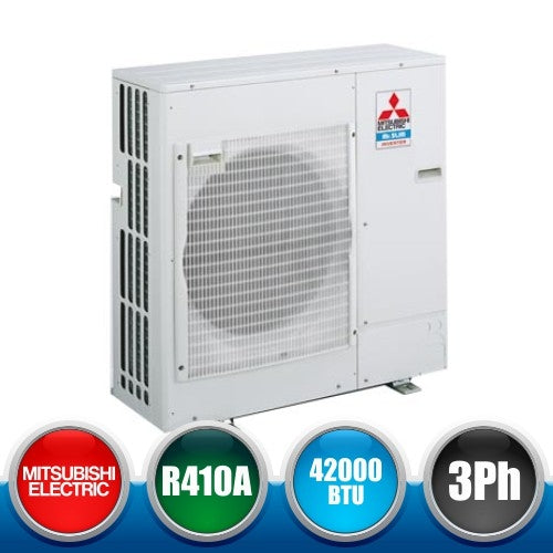 mitsubishi electric condizionatore inverter mitsubishi electric 42000 btu unita esterna trifase puhz p125yha