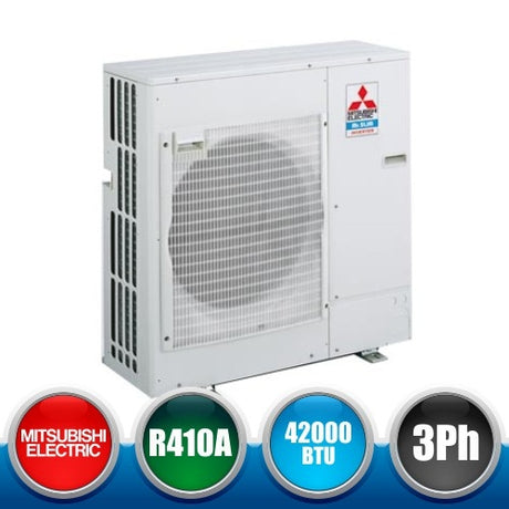 mitsubishi electric condizionatore inverter mitsubishi electric 42000 btu unita esterna trifase puhz p125yha