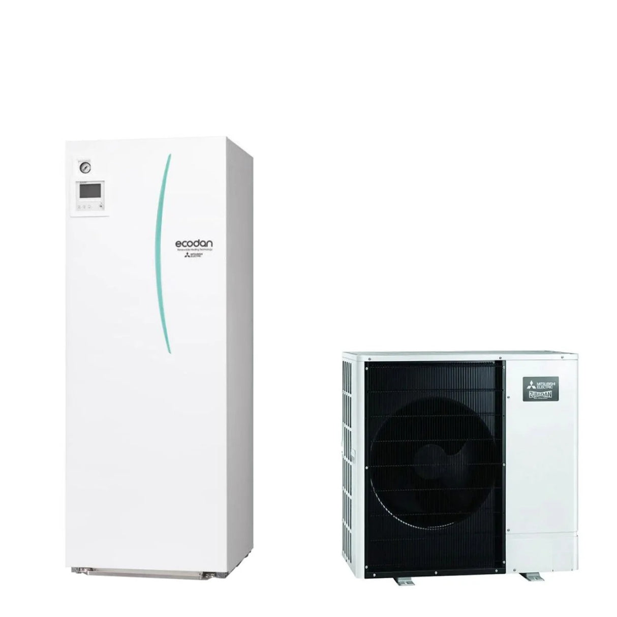 mitsubishi electric pompa di calore aria acqua mitsubishi electric split hydrotank erst20c vm2dr1 accumulo 200 lt unita esterna zubadan puhz shw112yaa 11 kw r 410a