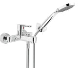 nobili miscelatore vasca con set doccia nobili abc cromato