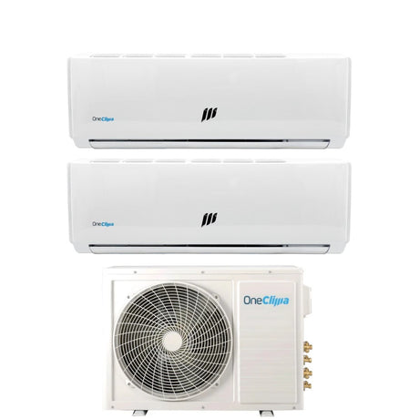 oneclima climatizzatore condizionatore oneclima dual split inverter serie pro 912 con mlt18x2y24 r 32 wi fi optional 900012000