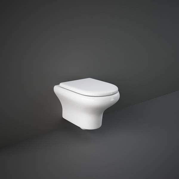 rak ceramics vaso wc sospeso rak compact rimless in ceramica attacco 180 con scarico a parete