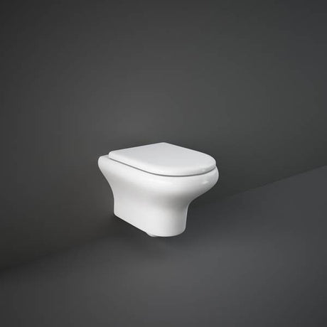 rak ceramics vaso wc sospeso rak compact rimless in ceramica attacco 180 con scarico a parete
