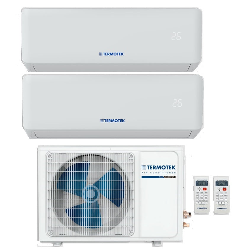 Climatizzatore Condizionatore Termotek Dual Split Inverter Airplus C 90009000 Btu Con 2c R 32 9078