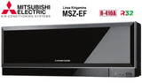 unita interna a parete mitsubishi electric inverter serie kirigamine zen 18000 btu msz ef50veb colore black nero