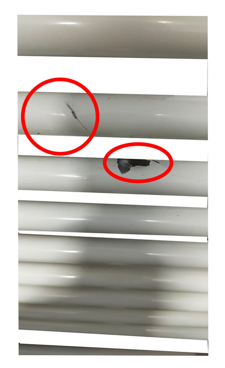 area occasioni termoarredo scaldasalviette cordivari modello lisa 25 verniciato bianco 400 x 1411 interasse 400