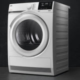 asciugatrice a pompa di calore 8 kg aeg tr7g81ow serie 7000 sensidry okoflow a85xl59 6xp63 8 classe a++