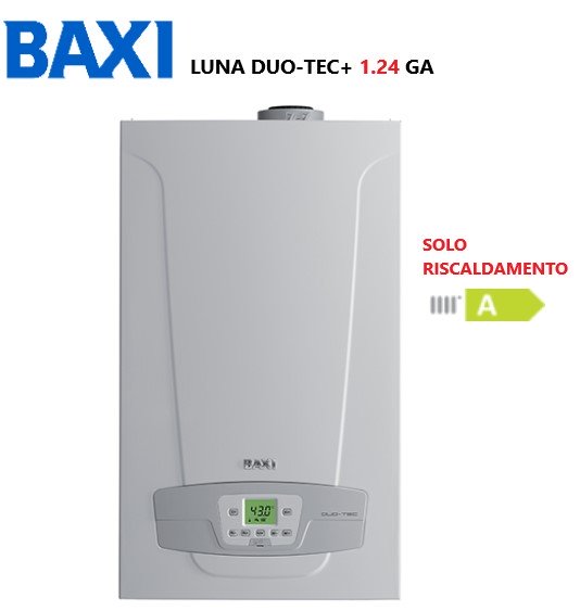 caldaia a gas baxi luna duo tec_ 1.24 ga gpl completa di kit scarico fumi new erp solo riscaldamento