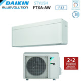 climatizzatore condizionatore daikin bluevolution inverter serie stylish white 12000 btu ftxa35aw r 32 wi fi classe a___ bianco new 2018