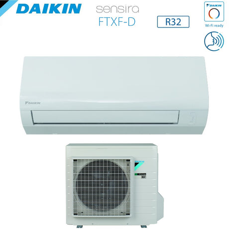 climatizzatore condizionatore daikin inverter serie ecoplus sensira 24000 btu ftxf71c d r 32 wi fi optional classe a