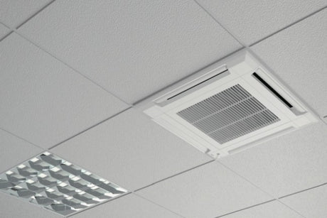 climatizzatore condizionatore fujitsu general cassetta a flusso d aria circolare inverter 18000 btu auxg18krlb e con comando e con pannello 11349