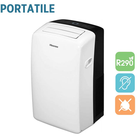 climatizzatore condizionatore hisense portatile 12000 btu aph12 con gas r290