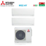 climatizzatore condizionatore mitsubishi electric dual split inverter linea plus serie msz ay 12_12 con mxz 4f72vf r 32 wi fi integrato 12000_12000