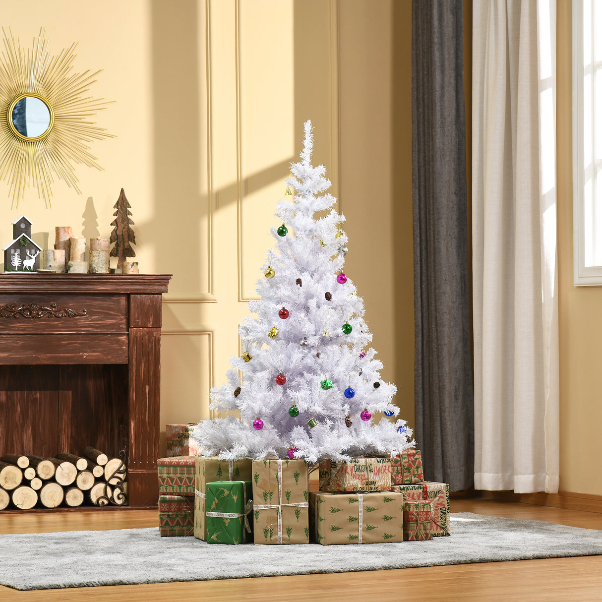 immagine-2-easycomfort-easycomfort-albero-di-natale-150-cm-con-680-rami-addobbato-bianco