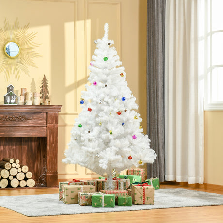 immagine-2-easycomfort-easycomfort-albero-di-natale-bianco-180cm-con-addobbi-e-930-rami-albero-di-natale-artificiale-in-pvc