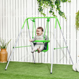 immagine-2-easycomfort-easycomfort-altalena-per-bambini-6-36-mesi-da-giardino-e-salotto-in-acciaio-e-pe-122x146x122-cm-verde