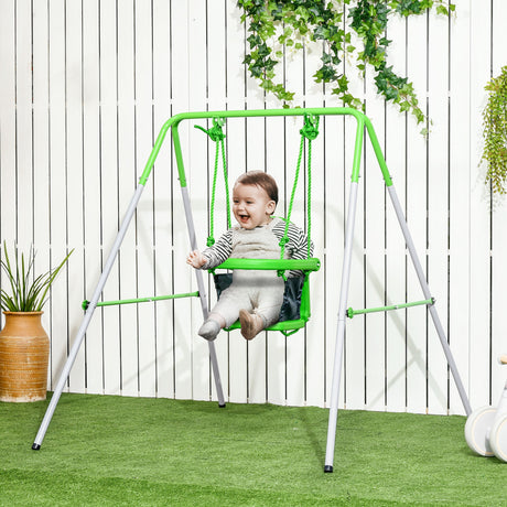 immagine-2-easycomfort-easycomfort-altalena-per-bambini-6-36-mesi-da-giardino-e-salotto-in-acciaio-e-pe-122x146x122-cm-verde