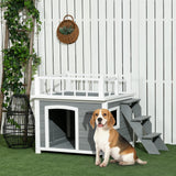 immagine-2-easycomfort-easycomfort-casetta-per-cani-con-terrazza-scaletta-e-finestra-121x77x78cm-grigio-chiaro