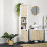 immagine-2-easycomfort-easycomfort-colonna-bagno-con-2-ripiani-aperti-e-2-armadietti-in-truciolato-30x31-5x169-cm-bianco-e-color-legno