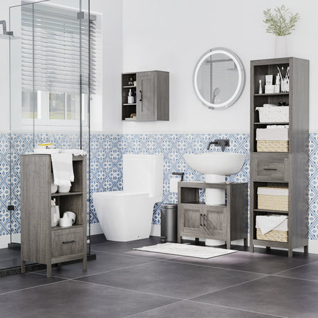 immagine-2-easycomfort-easycomfort-colonna-bagno-in-truciolato-con-5-ripiani-aperti-e-un-cassetto-42x30x170-cm-grigio