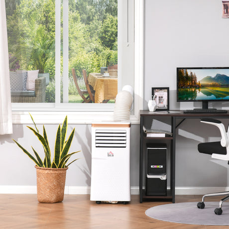 easycomfort easycomfort condizionatore portatile deumidificatore con telecomando timer 24h e 2 velocita 1122w classe energetica a 10000btu 35 5x34x70cm bianco