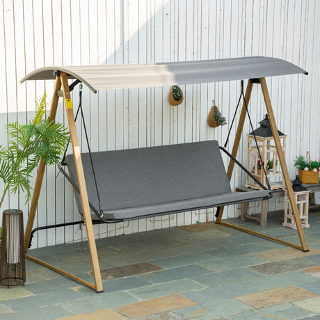 immagine-2-easycomfort-easycomfort-dondolo-da-giardino-3-posti-con-tettuccio-regolabile-in-acciaio-224x133x173cm-grigio