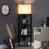 immagine-2-easycomfort-easycomfort-lampada-da-terra-angolare-con-ripiani-e-paralume-in-tessuto-50x37x159cm-nero