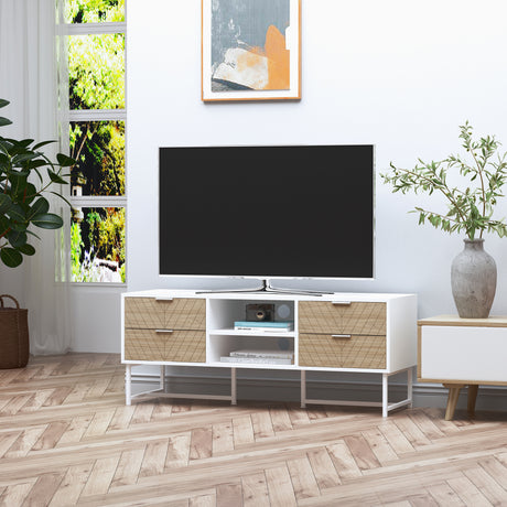 immagine-2-easycomfort-easycomfort-mobile-porta-tv-in-legno-per-televisioni-32-47-120x39x48cm-bianco-e-rovere