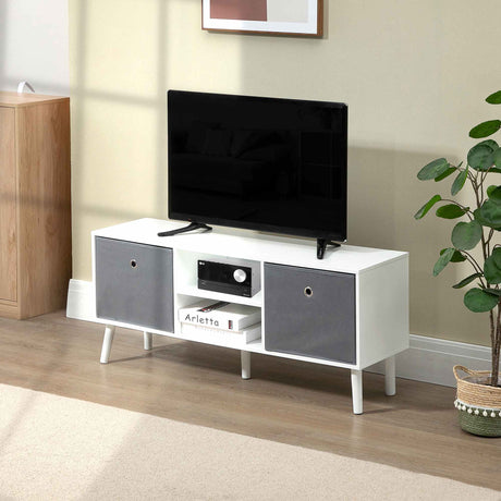 immagine-2-easycomfort-easycomfort-mobile-tv-fino-a-50-con-2-cassetti-removibili-e-2-ripiani-aperti-110x29x46-5cm-bianco-e-grigio