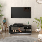 immagine-2-easycomfort-easycomfort-mobile-tv-moderno-con-ripiano-in-legno-mobiletto-tavolino-basso-da-salotto-114x40x40-5cm-nero-ean-8054144135830