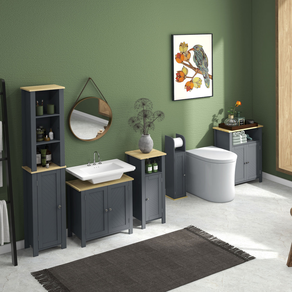 immagine-2-easycomfort-easycomfort-mobiletto-bagno-con-barra-e-armadietto-a-3-livelli-regolabili-in-mdf-e-truciolato-grigio