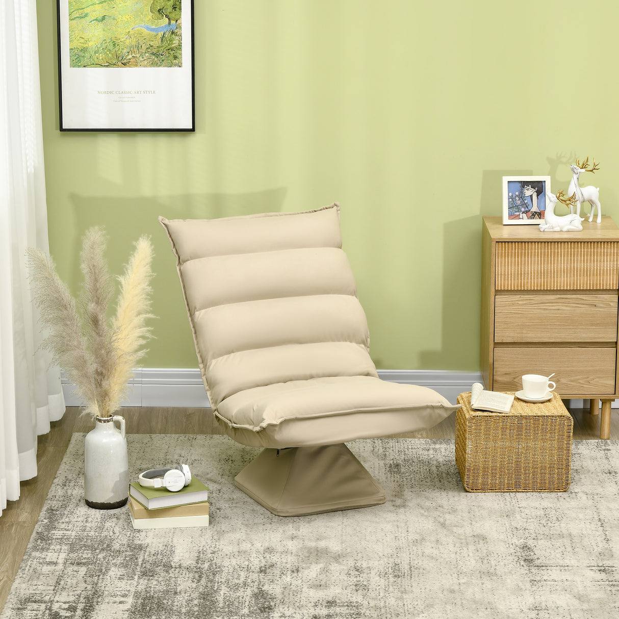 immagine-2-easycomfort-easycomfort-poltrona-in-tessuto-imbottita-girevole-a-360-e-reclinabile-a-3-livelli-62x70x95cm-beige