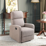 easycomfort easycomfort poltrona relax reclinabile fino a 168 con poggiapiedi 67x83x107 cm grigia