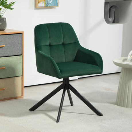 easycomfort easycomfort poltroncina in velluto moderna con seduta girevole braccioli e gambe in acciaio verde