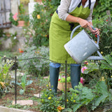 easycomfort easycomfort recinzione esterna a 5 pannelli in metallo con lacci 305x62 cm nera