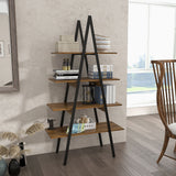 immagine-2-easycomfort-easycomfort-scaffale-libreria-4-livelli-in-truciolato-e-acciaio-ad-a